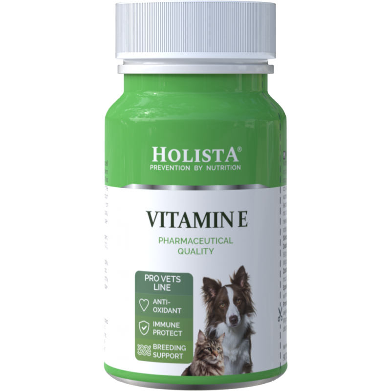 ​Holista Witamina E dla psa i kota – 90 tabletek