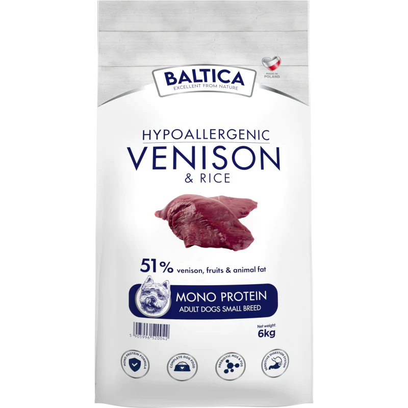 BALTICA VENISON&RICE XS/S 6KG