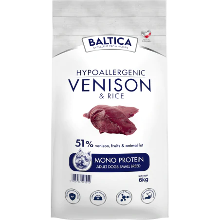 BALTICA VENISON&RICE XS/S 6KG