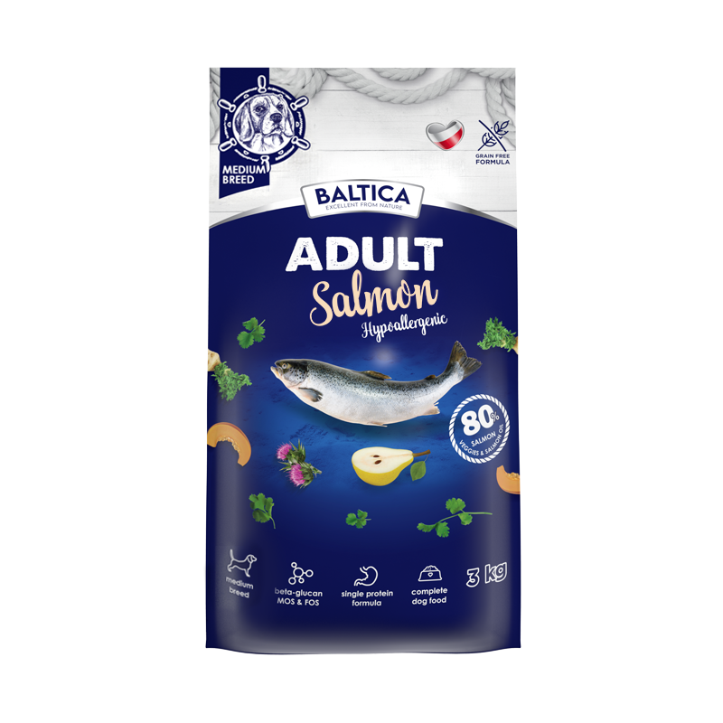 Baltica Salmon Hypoallergenic M 3kg