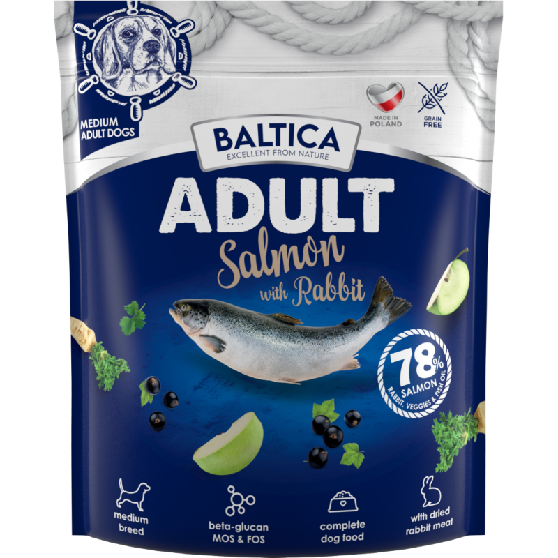 Baltica Adult Salmon with Rabbit M 1 kg