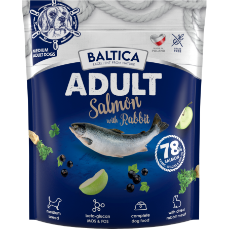 Baltica Adult Salmon with Rabbit M 1 kg