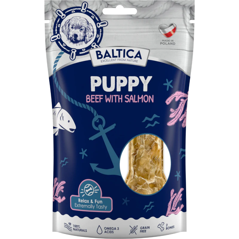 Baltica Kość dla szczeniąt z łososiem 2 szt
