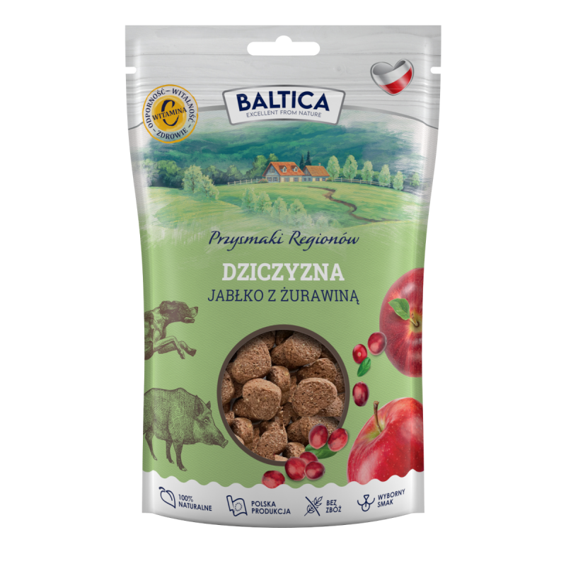 Baltica Przysmaki Treningowe Dziczyzna z Jabłkiem 100g