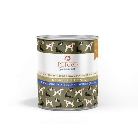 PERRO Karma mokra Kangur z dynią 800 G