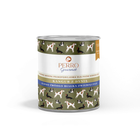 PERRO Karma mokra Kangur z dynią 800 G