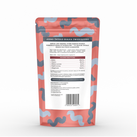 PERRO Daj Dwa Królik Trenerki 85g – naturalne przysmaki treningowe dla psa-7240