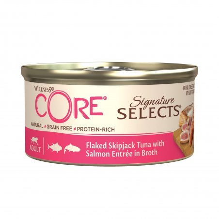 Core Signature Selects karma mokra dla kota, tuńczyk i łosoś 79 G