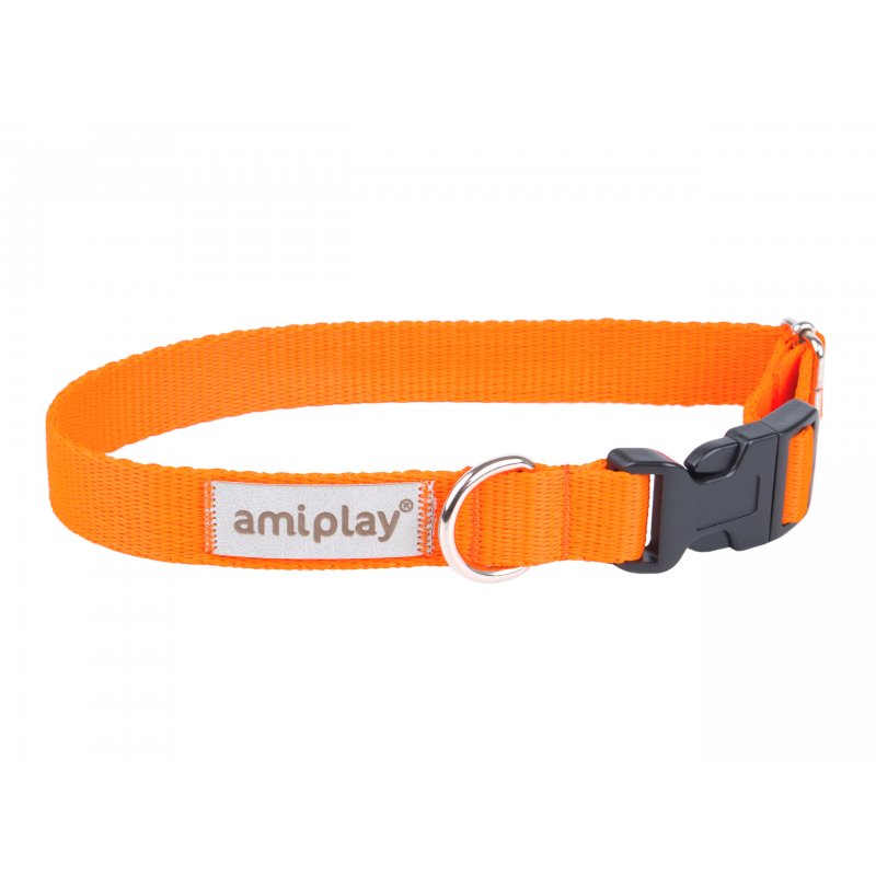 Amiplay Samba Obroża regulowana XS 20-35 x 1,5 cm różowa
