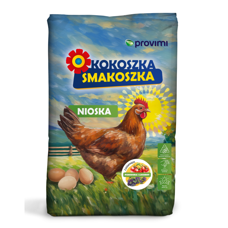 KOKOSZKA SMAKOSZKA NIOSKA POMIDOR LUCERNA KRUSZONKA 25KG PD751X00-W25-K-S