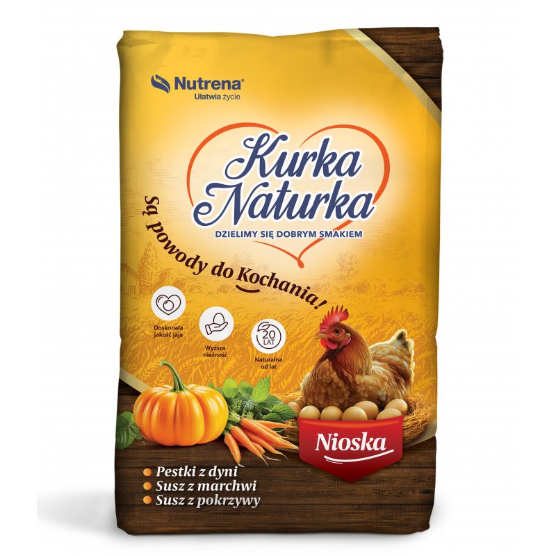 PASZA DLA NIOSEK KURKA NATURKA KRUSZONKA 10 KG ND659X00-W10-K-S