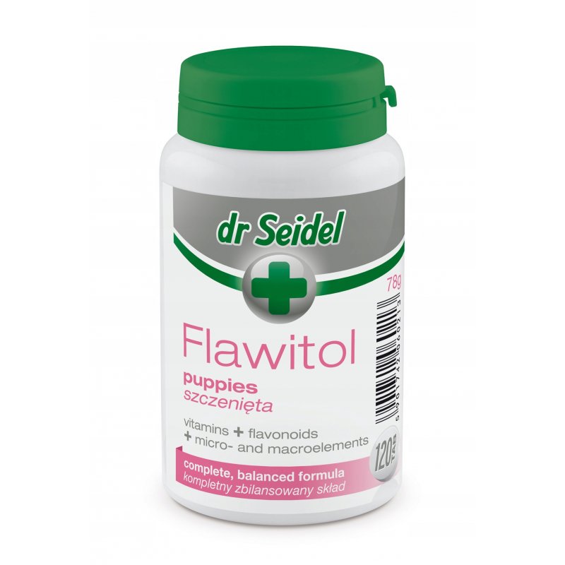 Dr Seidel Flawitol dla Szczeniąt 120 tab