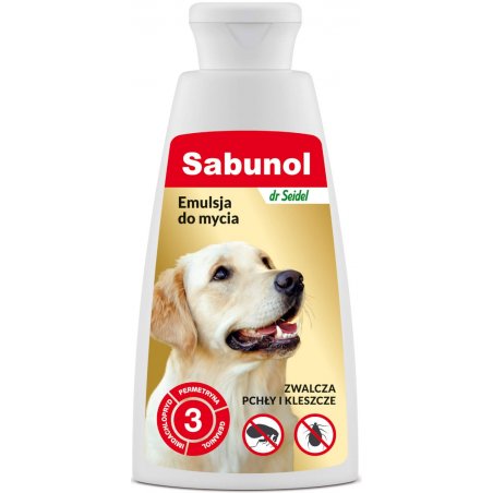 SABUNOL EMULSJA DO MYCIA PCHŁY I KLESZCZE 150ML