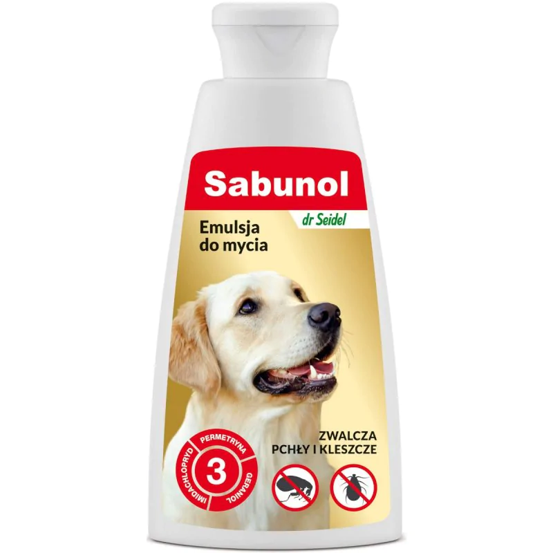 SABUNOL EMULSJA DO MYCIA PCHŁY I KLESZCZE 150ML