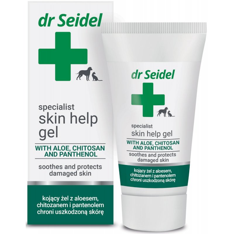 DR SEIDEL Skin Help Gel żel kojący na rany psa kota 30ml