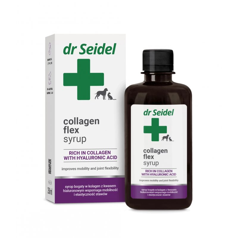 Dr Seidel Collagen Flex Syrup Preparat na stawy dla psa i kota 250 ml