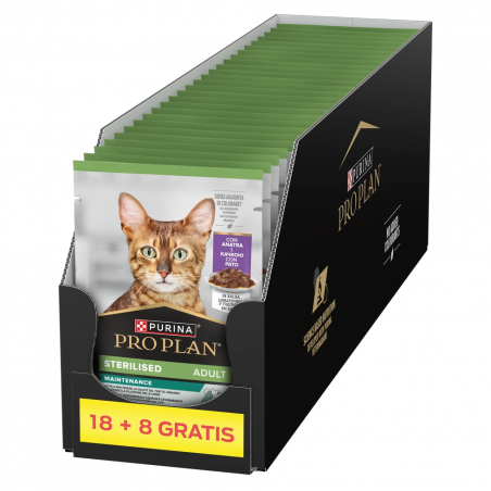 Purina Pro Plan Adult Sterilised Maintenance 26x85g Mokra Karma Dla Kota z Kaczką w Sosie-7385
