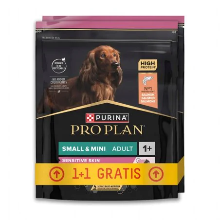 Purina Pro Plan Small&Mini Sensitive Skin Łosoś 700g +700g