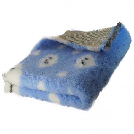 Legowisko Dry Bed 75x50 cm Błękitny w chmurki 28 mm-7524