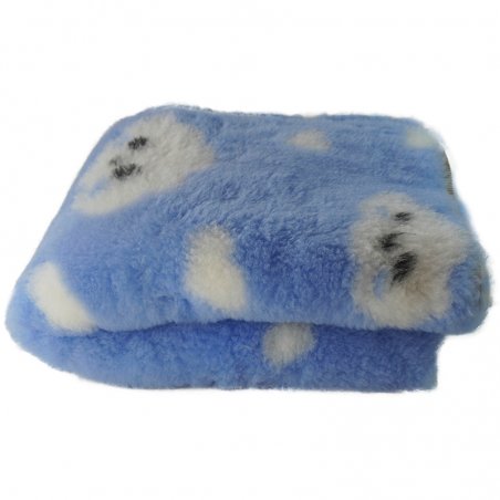 Legowisko Dry Bed 150x100 cm Błękitny w chmurki łapki 28 mm