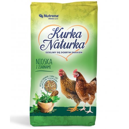 PASZA DLA DROBIU OZDOBNEGO KURKA NATURKA Z ZIARNAMI 20KG NI441X00-W20-K-S-7584