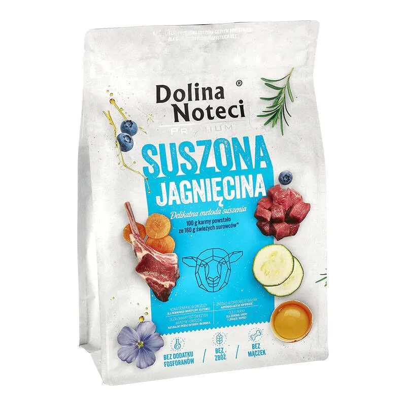Dolina Notecin Karma suszona Premium Jagnięcina 3 kg