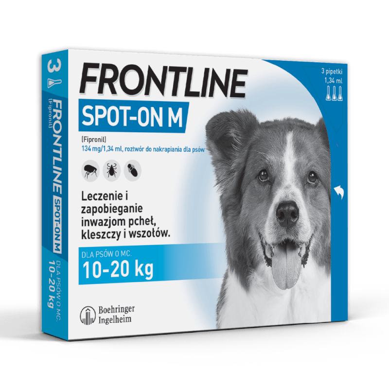 FRONTLINE® Spot-On M 10-20 KG ochrona przed pchłami i kleszczami