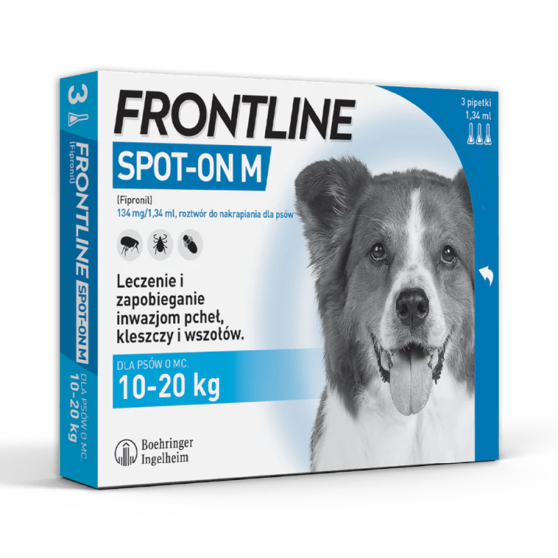 FRONTLINE® Spot-On M 10-20 KG ochrona przed pchłami i kleszczami