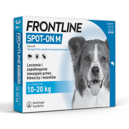 FRONTLINE® Spot-On M 10-20 KG ochrona przed pchłami i kleszczami