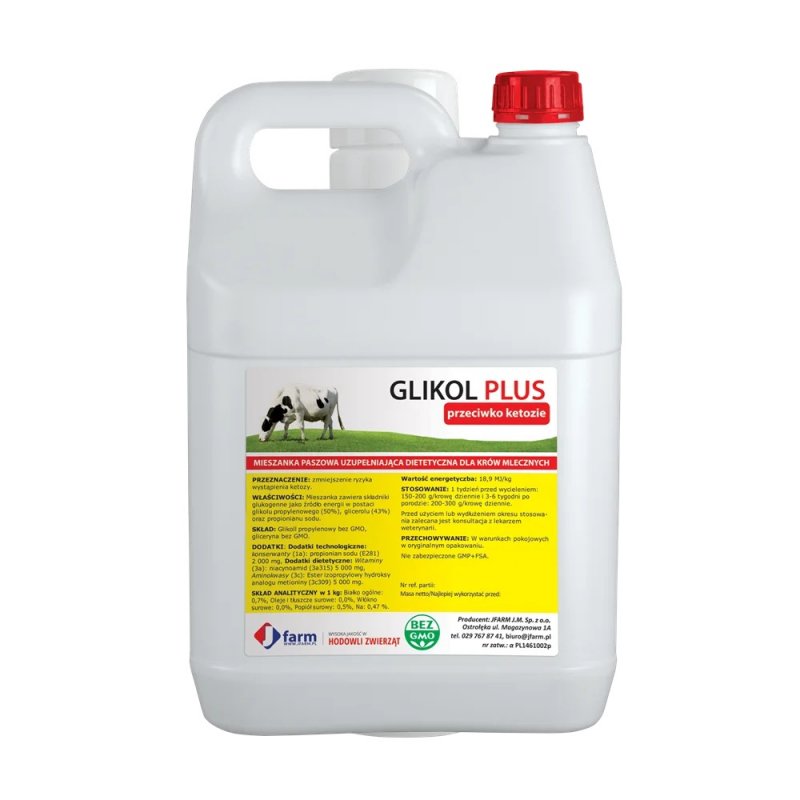 GLIKOL PLUS - Dodatek energetyczny w płynie przeciw ketozie