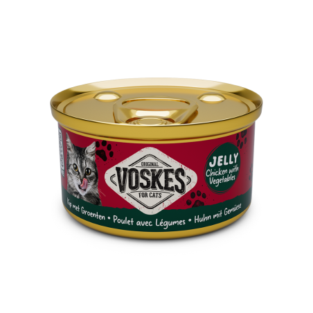 Voskes Kurczak z Warzywami 85g – Mokra Karma dla Kota