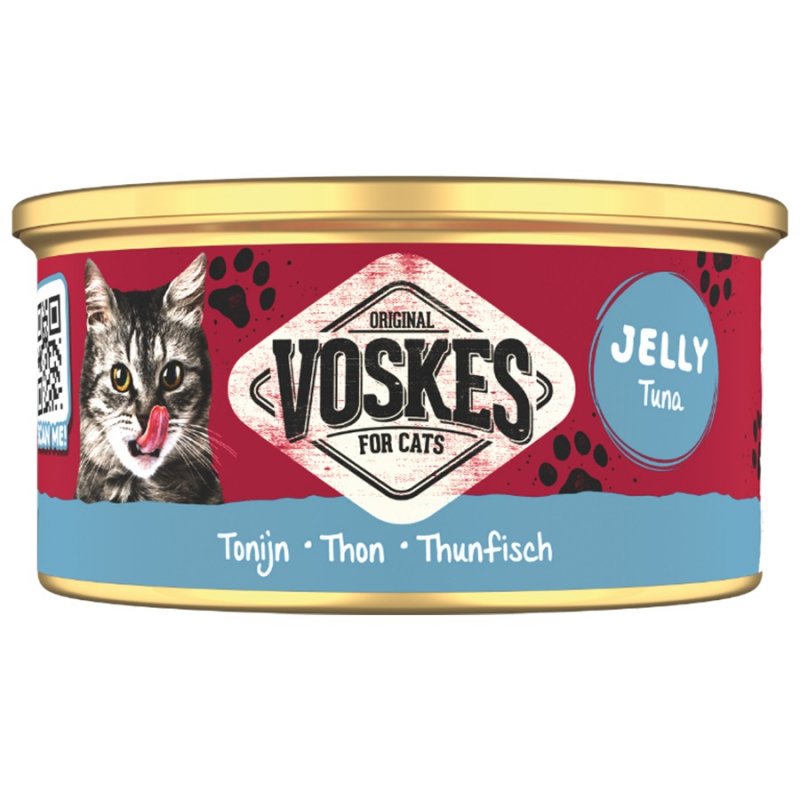 Voskes Tuńczyk w galarecie 85 g – Mokra karma dla kota