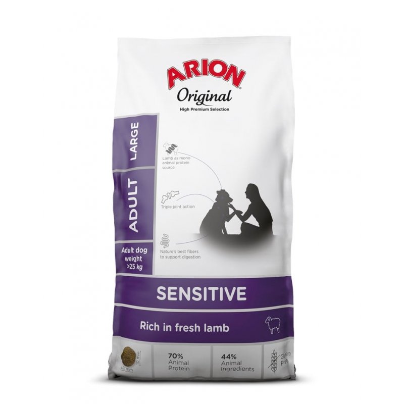 Arion Original Sensitive Adult Large Lamb 12 kg sucha karma dla psa z jagnięciną