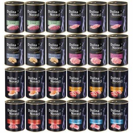 24 x 400g DNP KARMA MOKRA DLA KOTA MIX 6 SMAKÓW