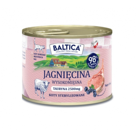 Karma mokra mono jagnięcina dla kota 185 g
