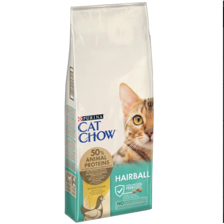 PURINA CAT CHOW SPECIAL CARE HAIRBALL CONTROL KURCZAK 15KG