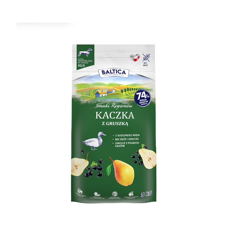 Baltica Adult – Kaczka z gruszką M/L 3 kg