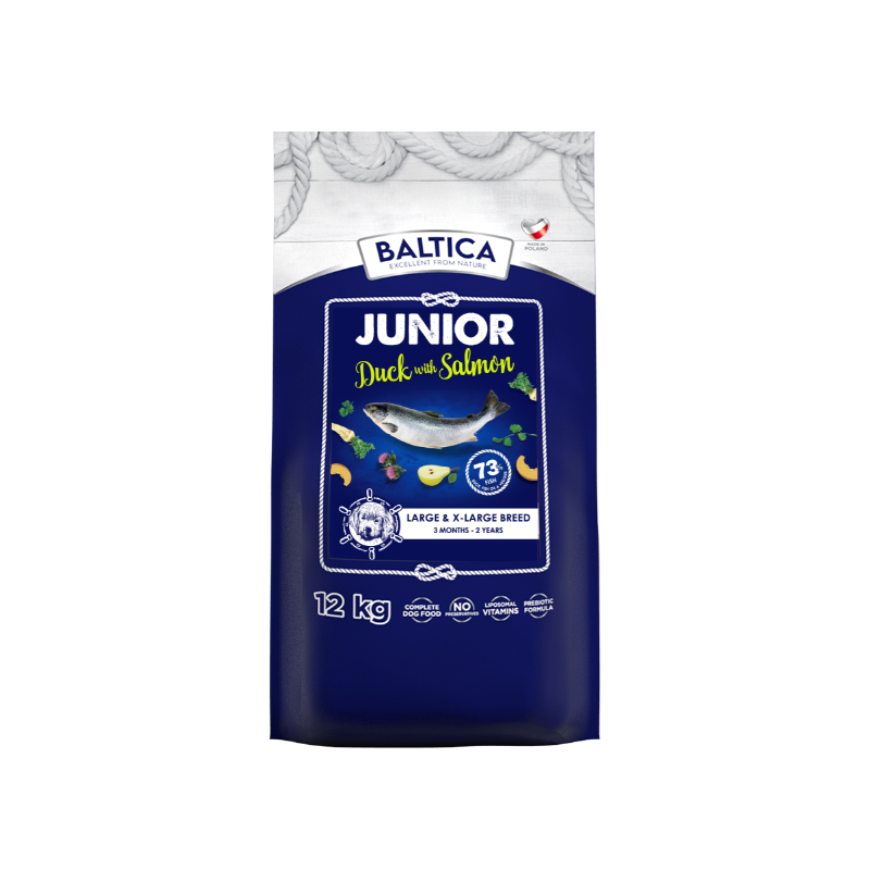 BALTICA Junior Duck with Salmon L/XL 12 kg