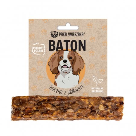 Baton Kaczka z jabłkiem 12 cm Paka Zwierzaka