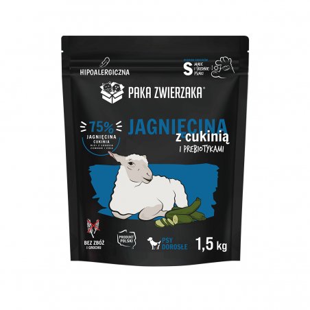 Paka Zwierzaka – Jagnięcina z cukinią „S” 1,5 kg