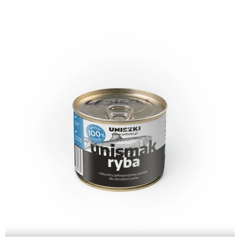 UNIsmak Naturalna Karma mokra dla psa z Rybą 200g