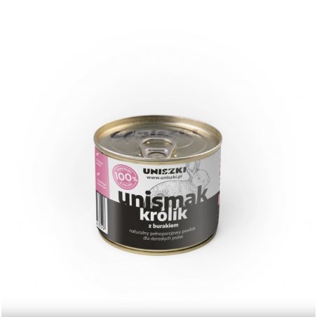 UNIsmak z Królikiem i Burakiem 210g – Zdrowa Karma mokra dla psa