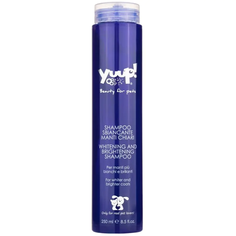 Yuup! Home Whitening & Brightening Shampoo 250 ml– szampon do białej, jasnej i srebrnej sierści psów i kotów