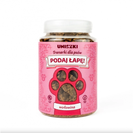 UNISZKI Trenerki Wołowina 210 g – pyszna nagroda treningowa dla psa