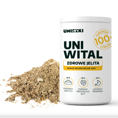 UNIWITAL Zdrowe Jelita 180g  – mielony żwacz wołowy dla psów
