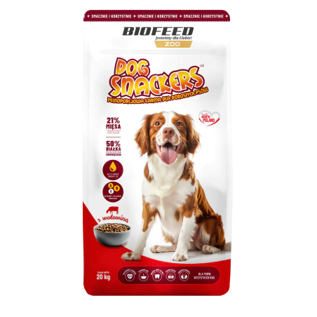 Dog Snackers z wołowiną 20 kg