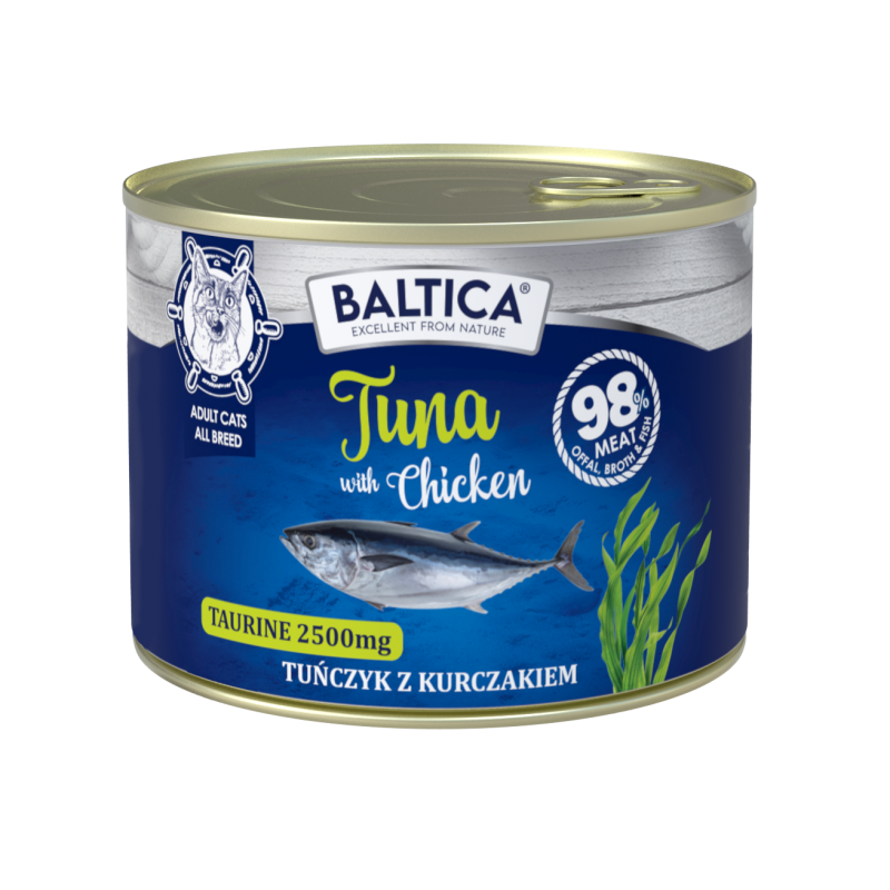 Baltica Excellent kot dorosły Tuńczyk z Kurczakiem 185 g