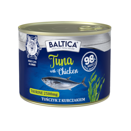 Baltica Excellent kot dorosły Tuńczyk z Kurczakiem 185 g