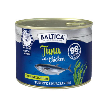 Baltica Excellent kot dorosły Tuńczyk z Kurczakiem 185 g