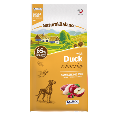 Baltica Natural & Balance Kaczka M/L 9 kg